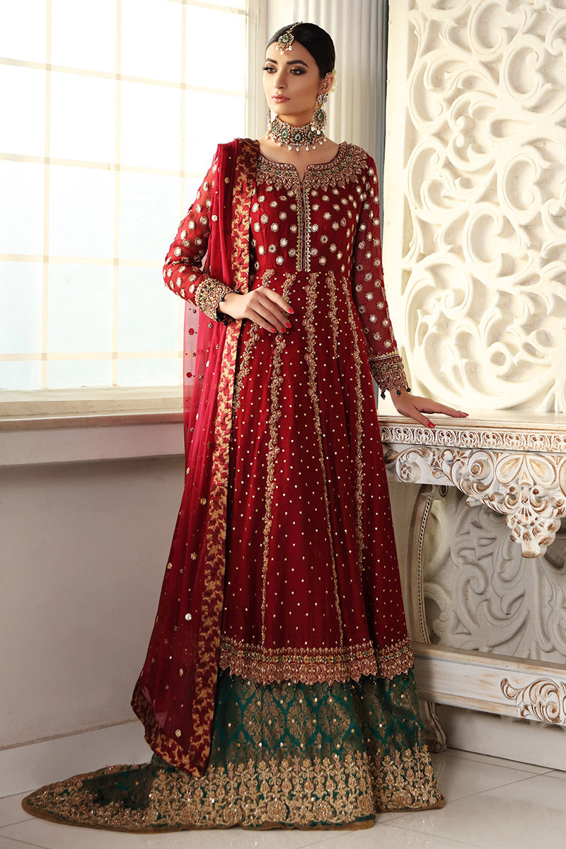 3 Piece - Embellished Cotton Net ZP-08 | Aisha Imran (Stitched)