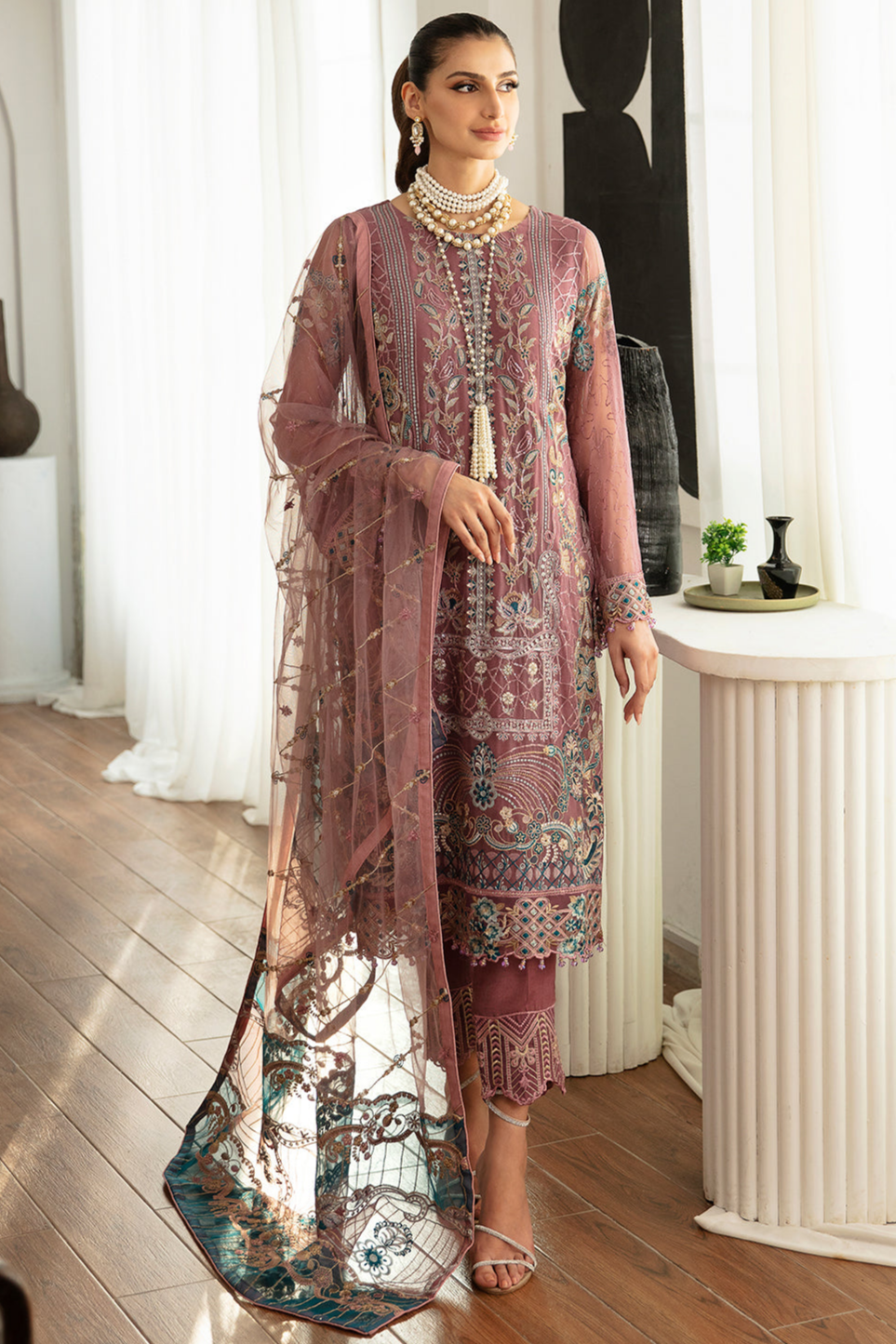 Embroidered Chiffon By Ramsha (Stitched)