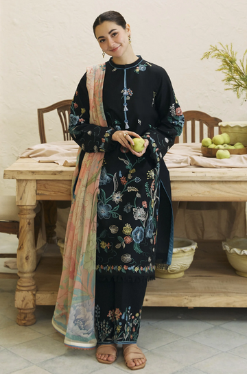 3 piece - Heavy embroidered Digital Print Lawn PS-158 | CoCo (Stitched)