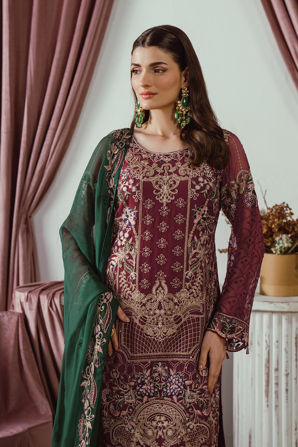 Embroidered Chiffon By Ramsha (Stitched)