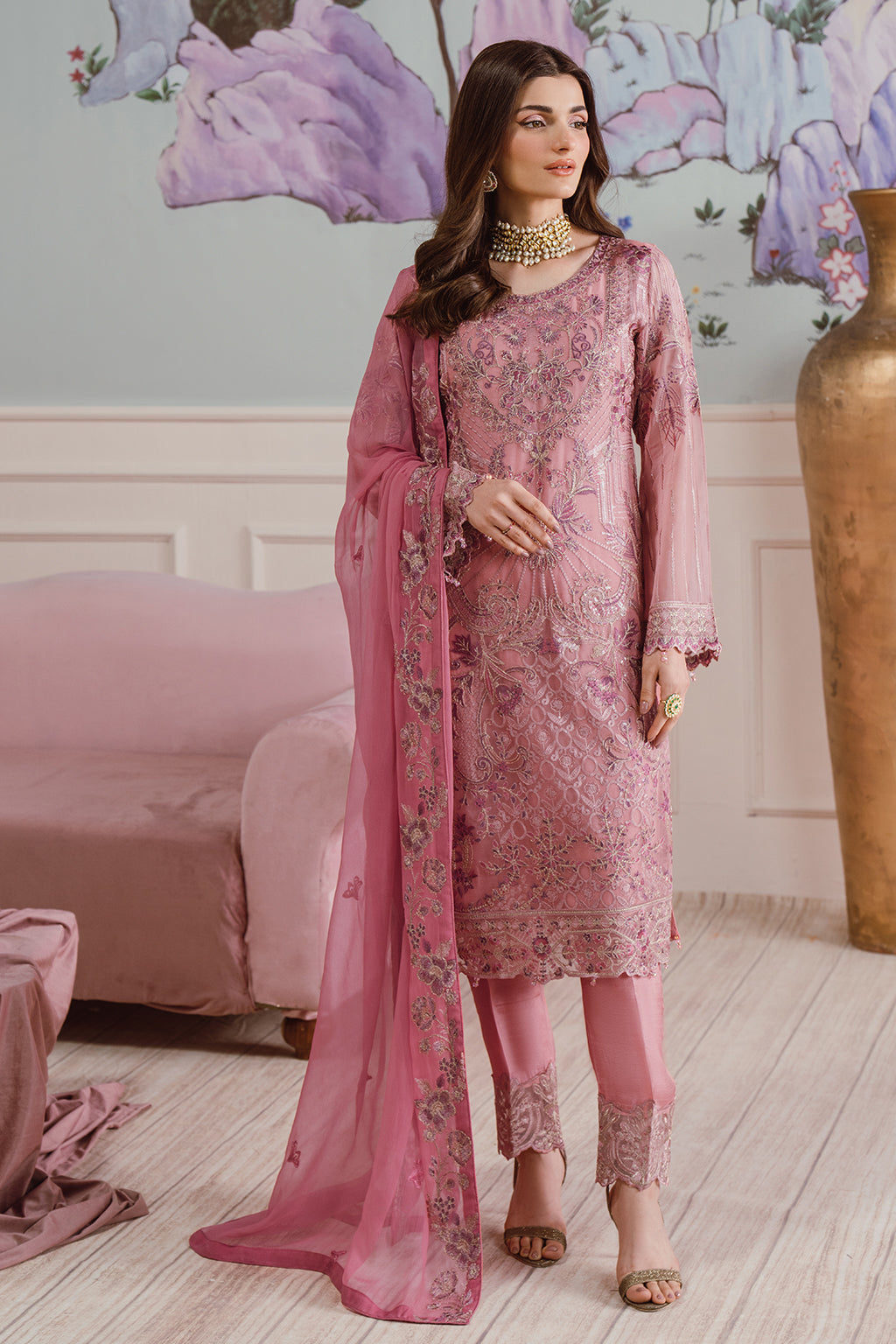 Embroidered Chiffon By Ramsha (Stitched)