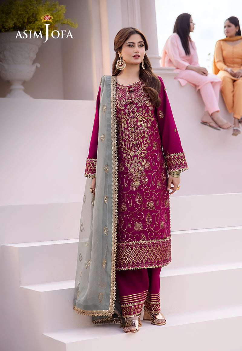 Boski Silk By Asim Jofa (Stitched)