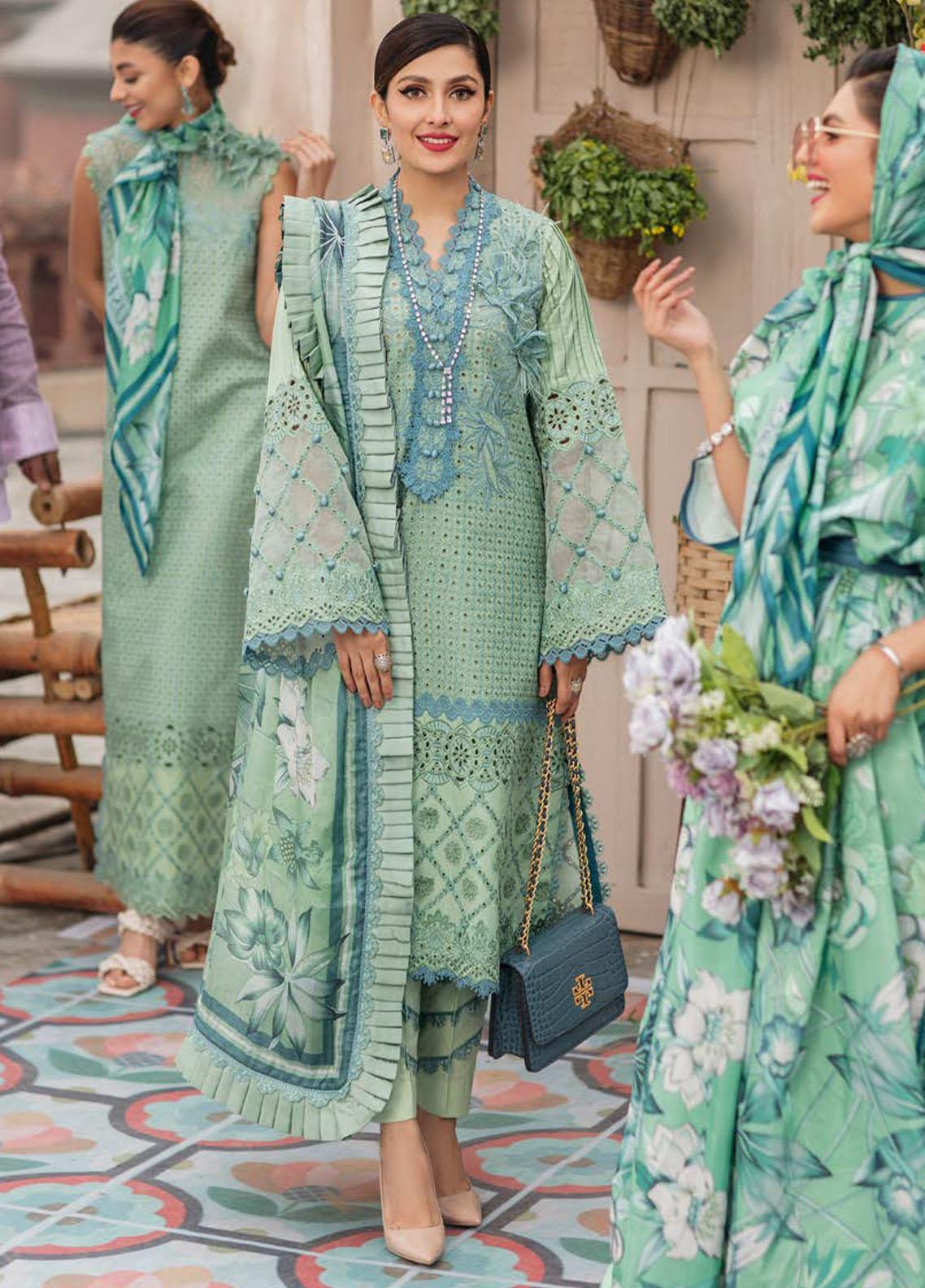 3 Piece - Embroidered Lawn | Mushq (Stitched)